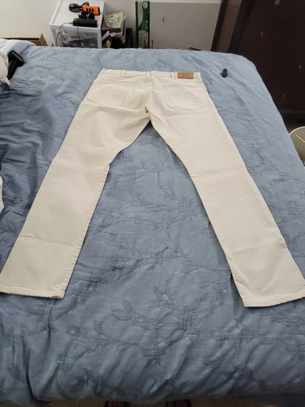Polo By Ralph Lauren Cream Denim Jeans - Classic Slim Fit